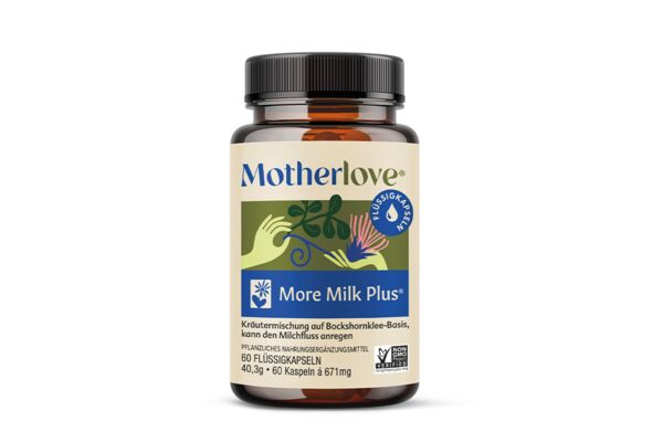 Motherlove® More Milk Plus Nahrungsergänzungsmittel zur Anregung der Milchbildung