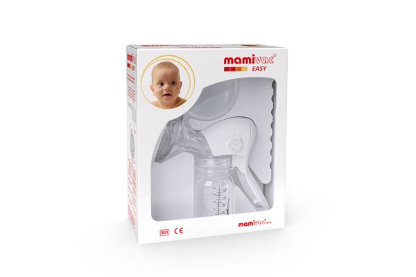 mamivac® EASY Handmilchpumpe in der Verpackung